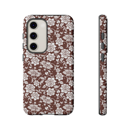 Lacey in Black Coffee Samsung Galaxy Case