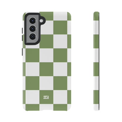 Checkers in Matcha Samsung Galaxy Case