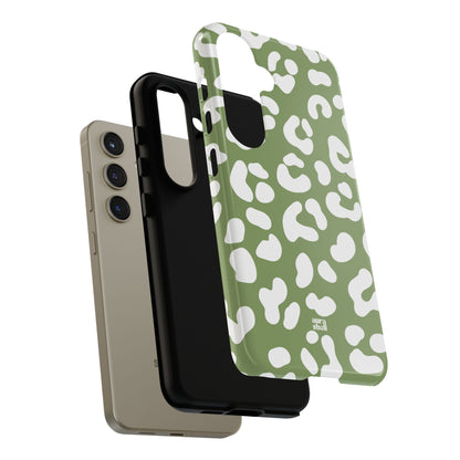 Cheetah Girl in Matcha Samsung Galaxy Case