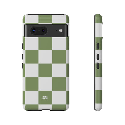 Checkers in Matcha Google Pixel Case