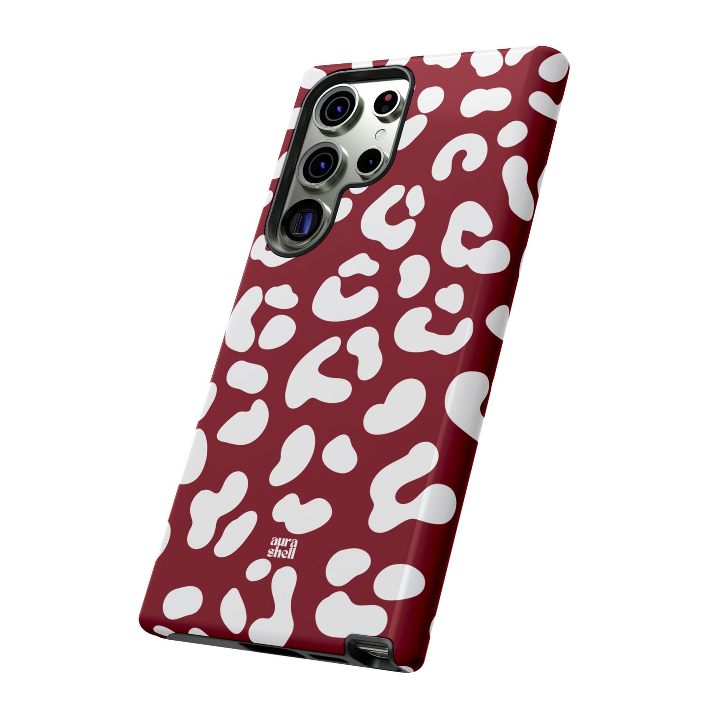 Cheetah Girl in Red Wine Samsung Galaxy Case