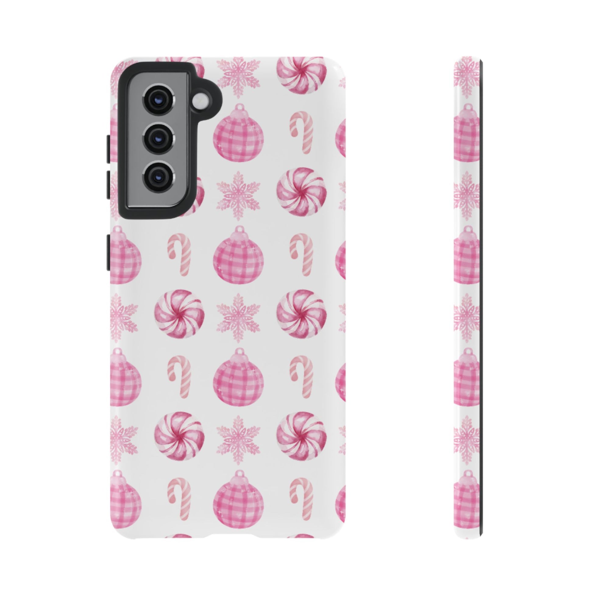 Pink Christmas Samsung Galaxy Phone Case - Aura Shell