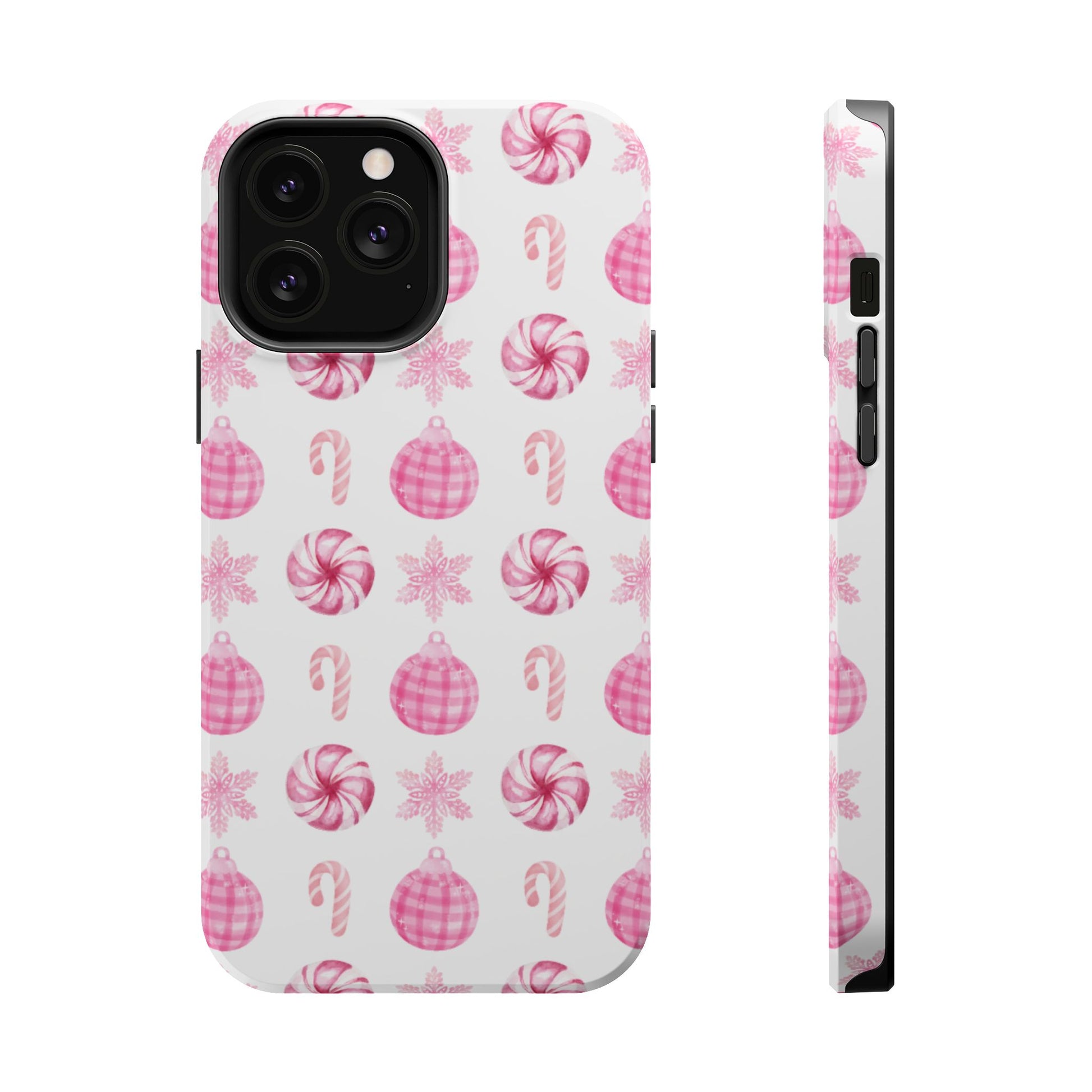 Pink Christmas iPhone Case - Aura Shell