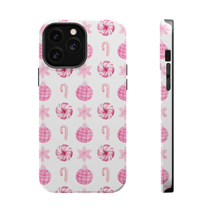 Pink Christmas iPhone Case - Aura Shell