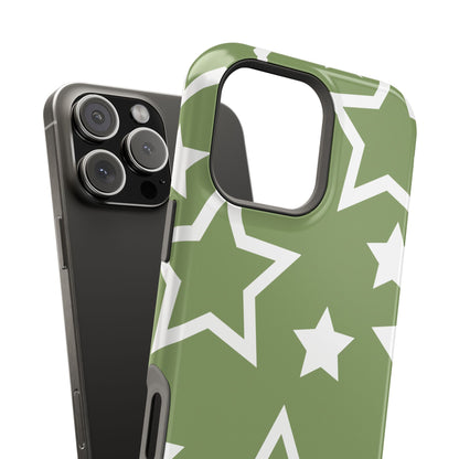 Stars in Matcha iPhone Case - Aura Shell