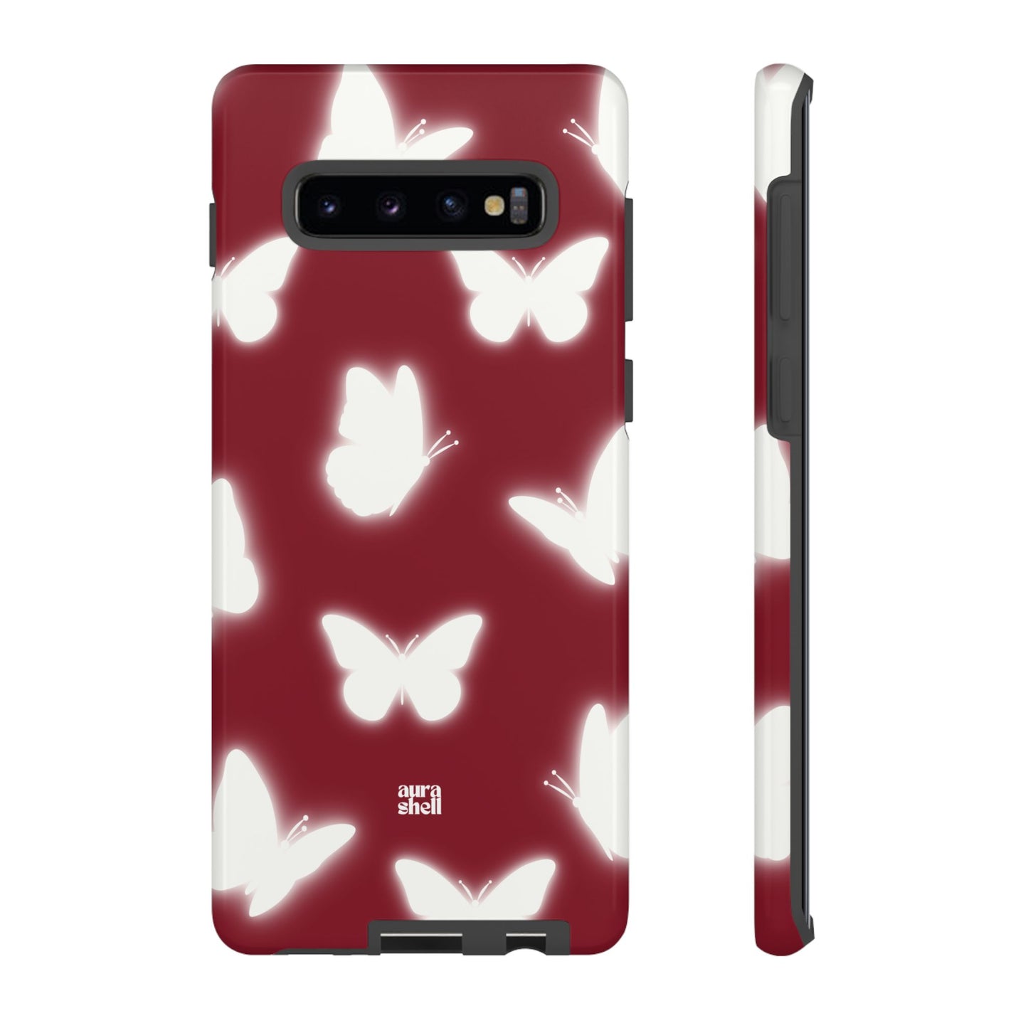 Butterflies in Red Wine Samsung Galaxy Case