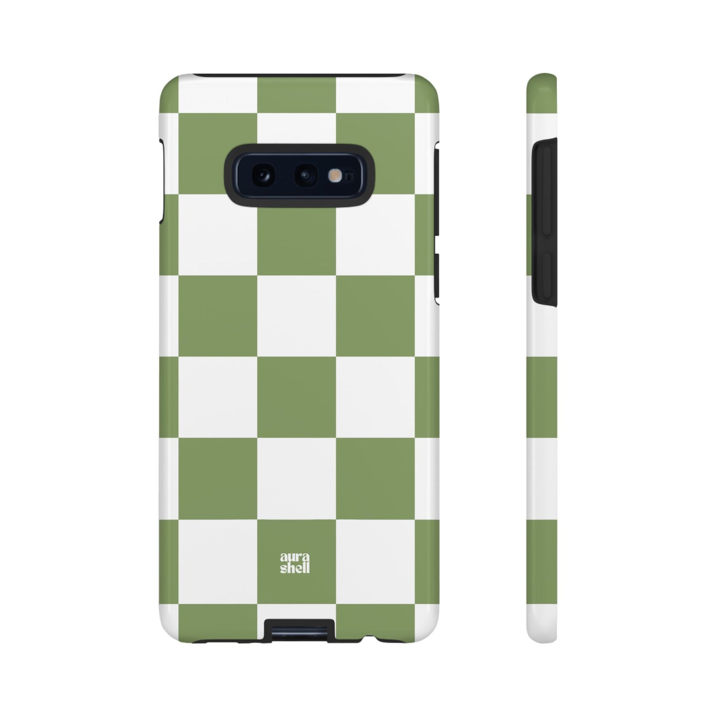 Checkers in Matcha Samsung Galaxy Case