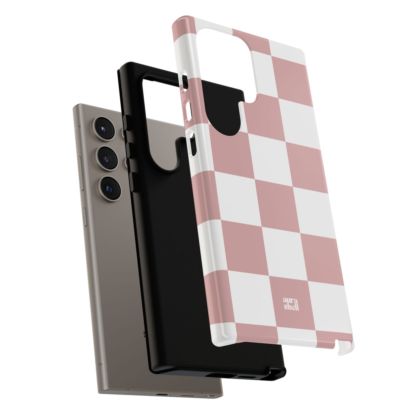 Checkers in Blush Samsung Galaxy Case