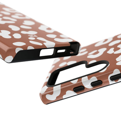 Cheetah Girl in Terracotta Samsung Galaxy Case