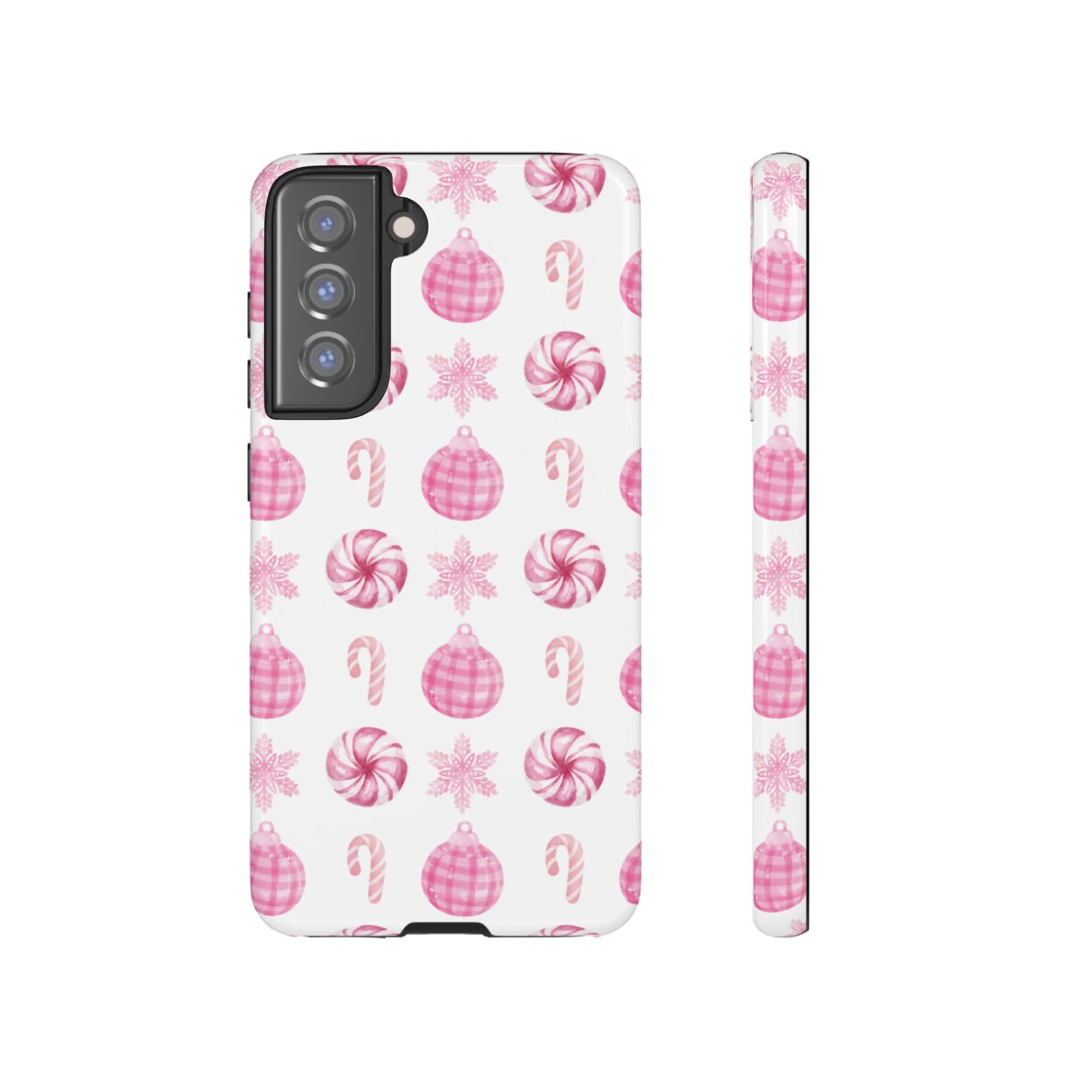 Pink Christmas Samsung Galaxy Phone Case - Aura Shell