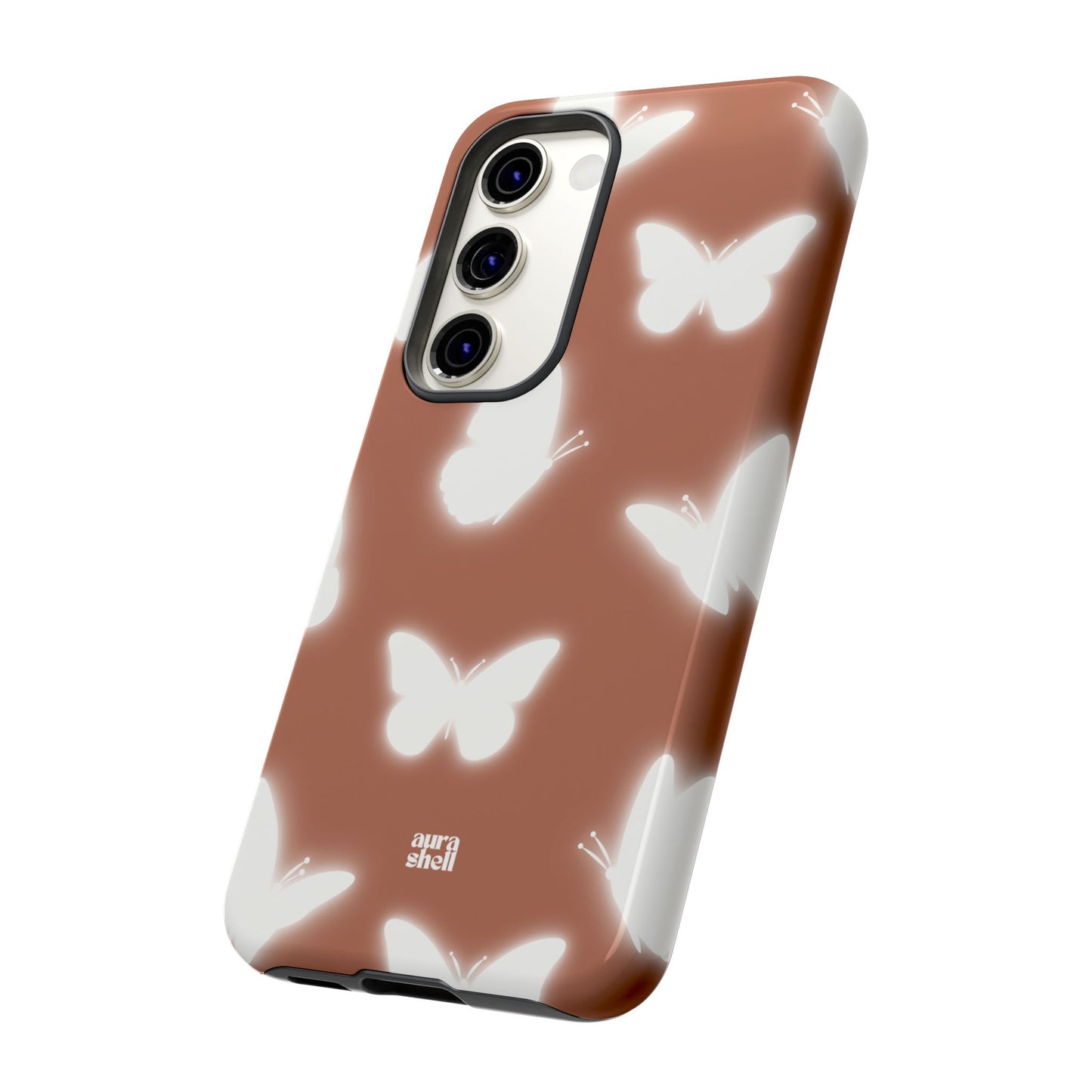 Butterflies in Terracotta Samsung Galaxy Case