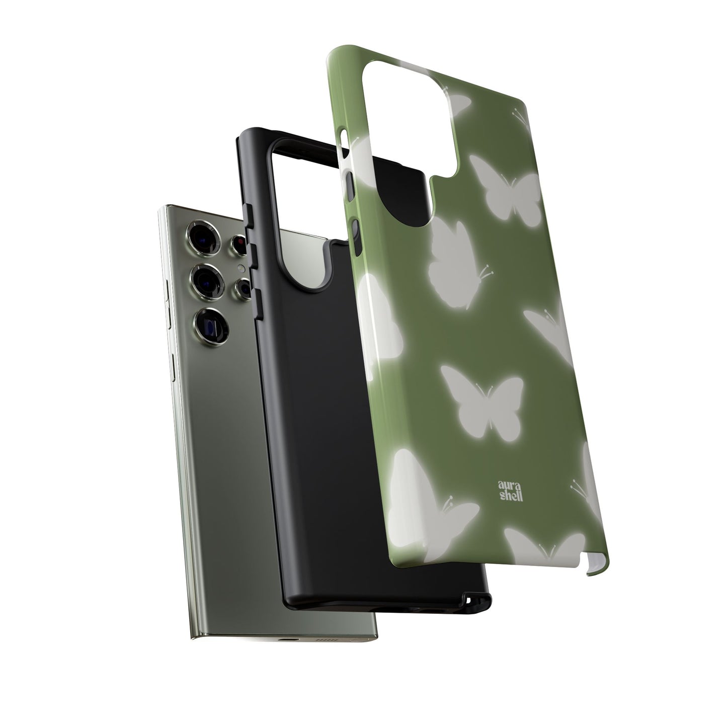 Butterflies in Matcha Samsung Galaxy Case