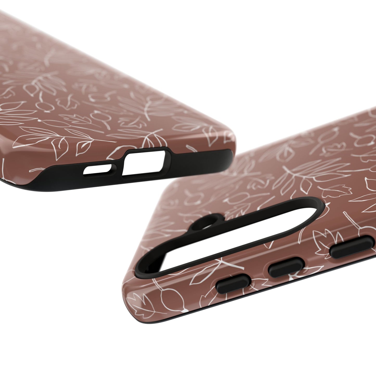 Falling Leaves in Hazelnut Mocha Samsung Galaxy Case