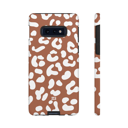 Cheetah Girl in Terracotta Samsung Galaxy Case