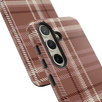 Plaid in Hazelnut Mocha Samsung Galaxy Case