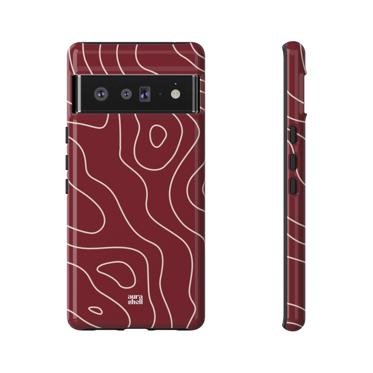 Minimalist in Red Wine Google Pixel Case