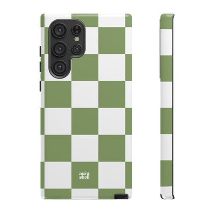 Checkers in Matcha Samsung Galaxy Case