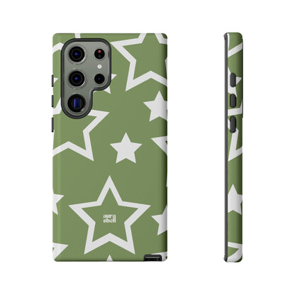 Stars in Matcha Samsung Galaxy Case