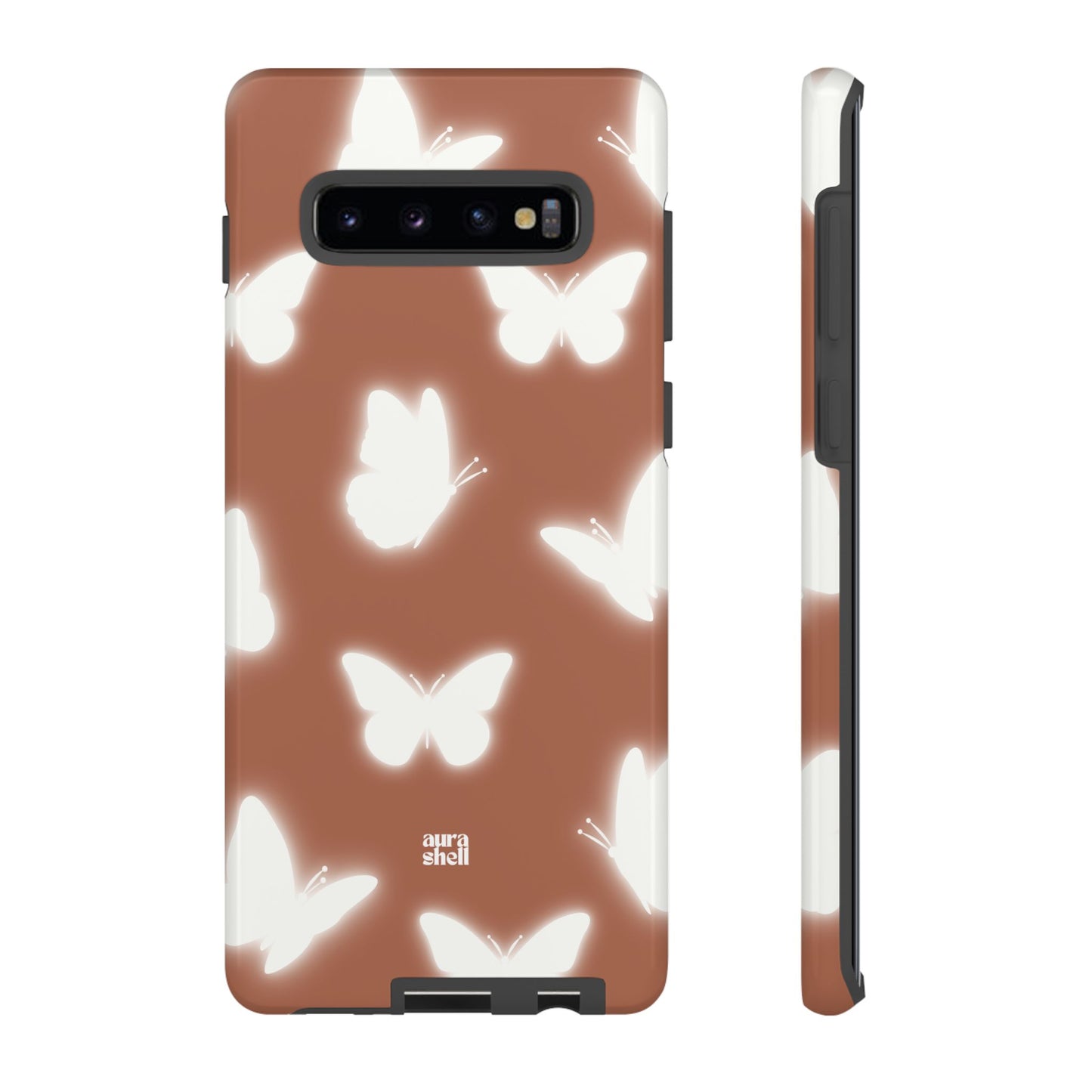 Butterflies in Terracotta Samsung Galaxy Case