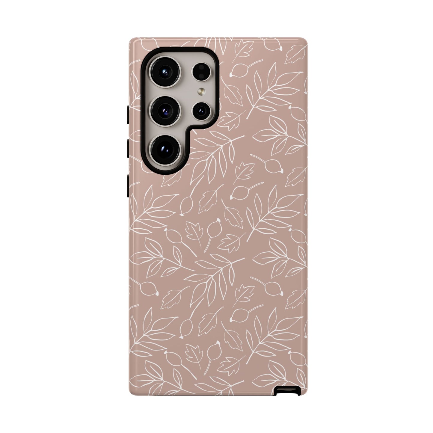 Falling Leaves in Vanilla Iced Latte Samsung Galaxy Case