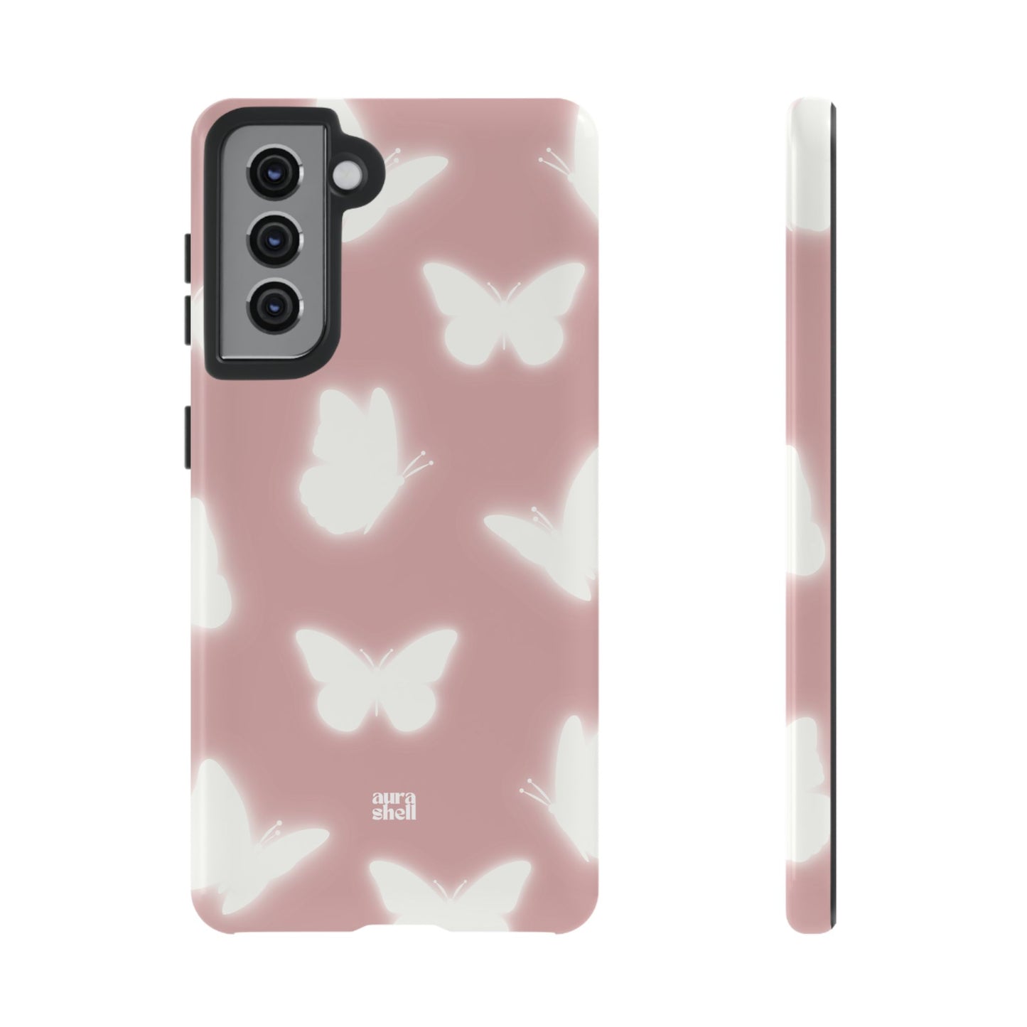 Butterflies in Blush Samsung Galaxy Case