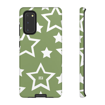 Stars in Matcha Samsung Galaxy Case