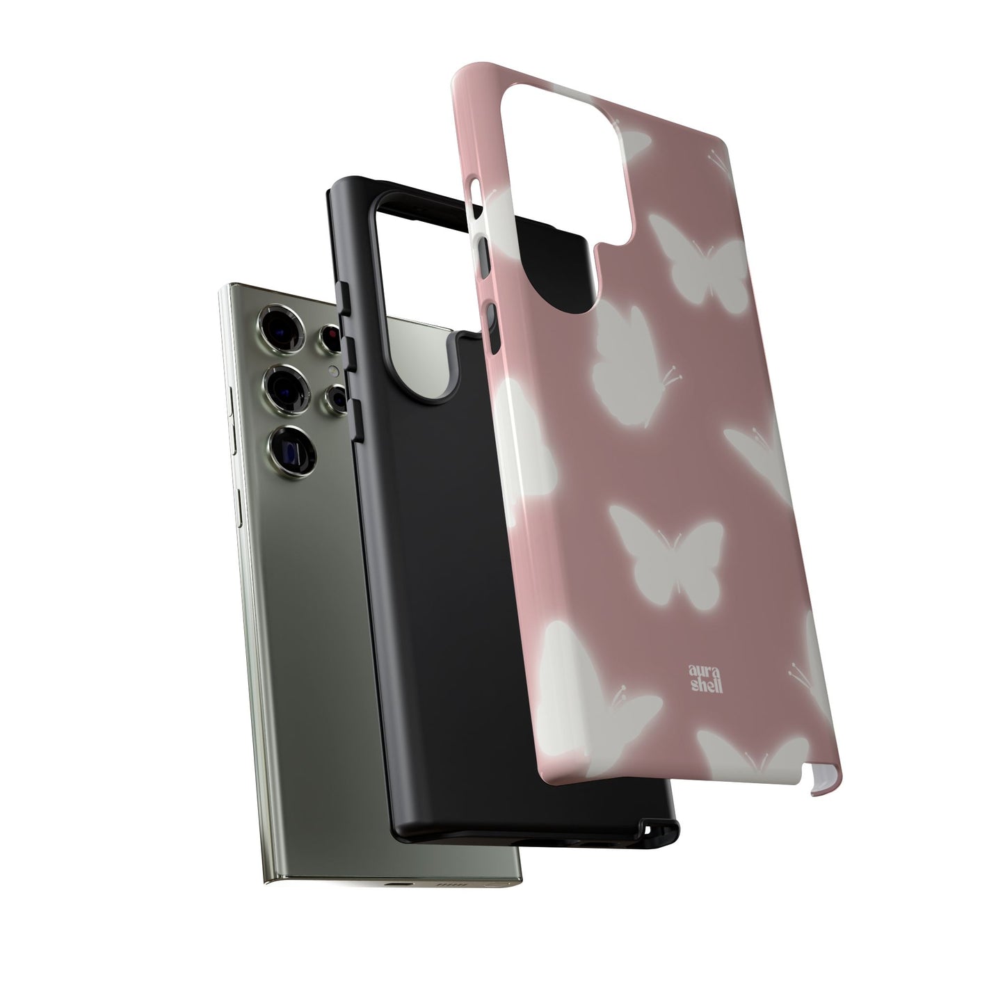 Butterflies in Blush Samsung Galaxy Case