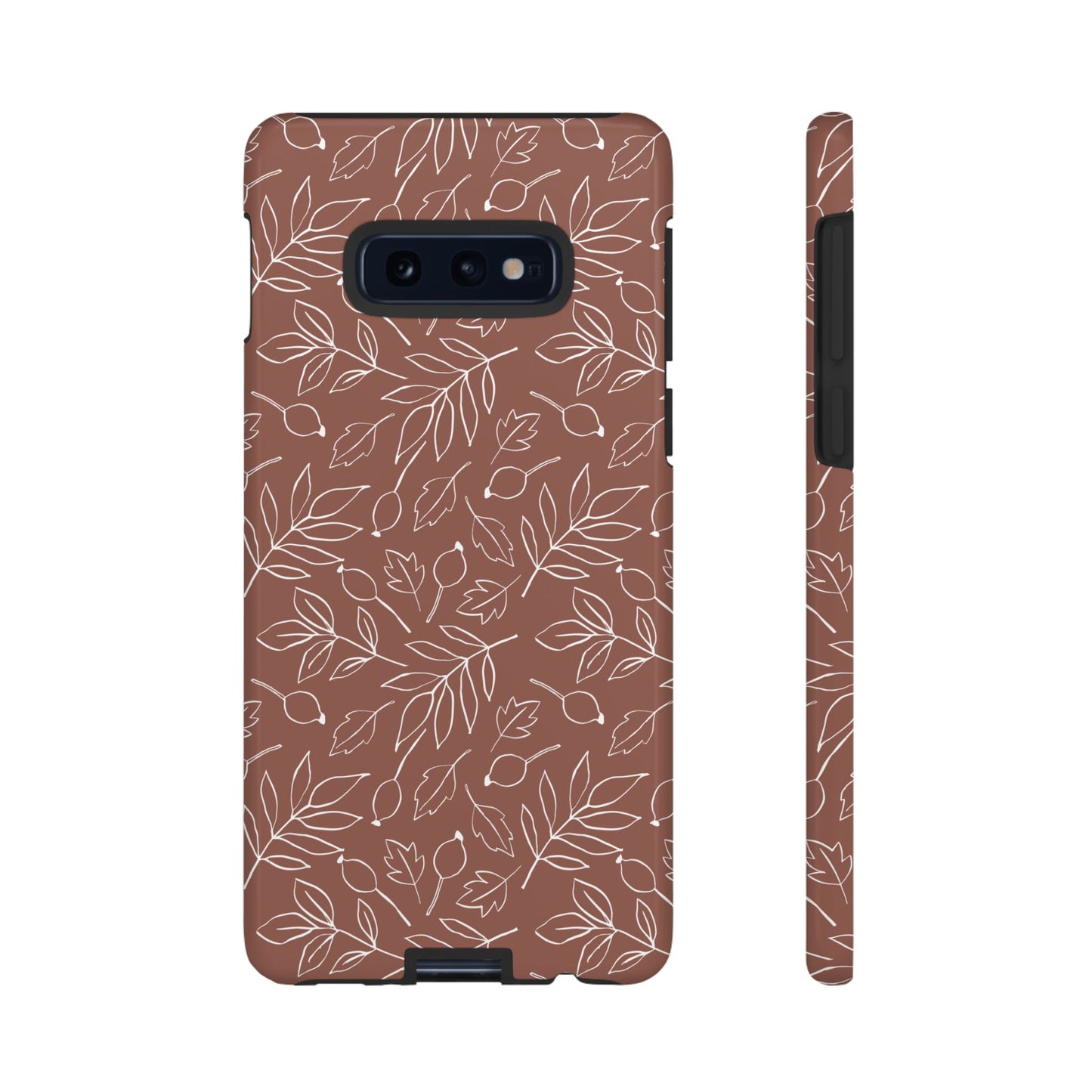 Falling Leaves in Hazelnut Mocha Samsung Galaxy Case