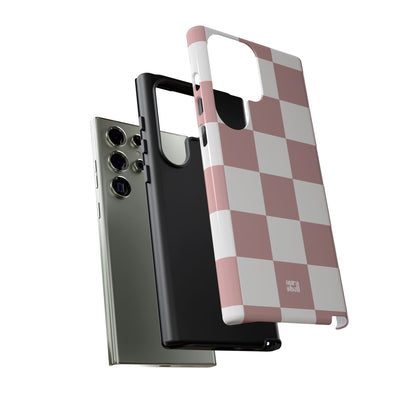 Checkers in Blush Samsung Galaxy Case