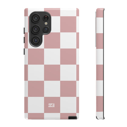 Checkers in Blush Samsung Galaxy Case