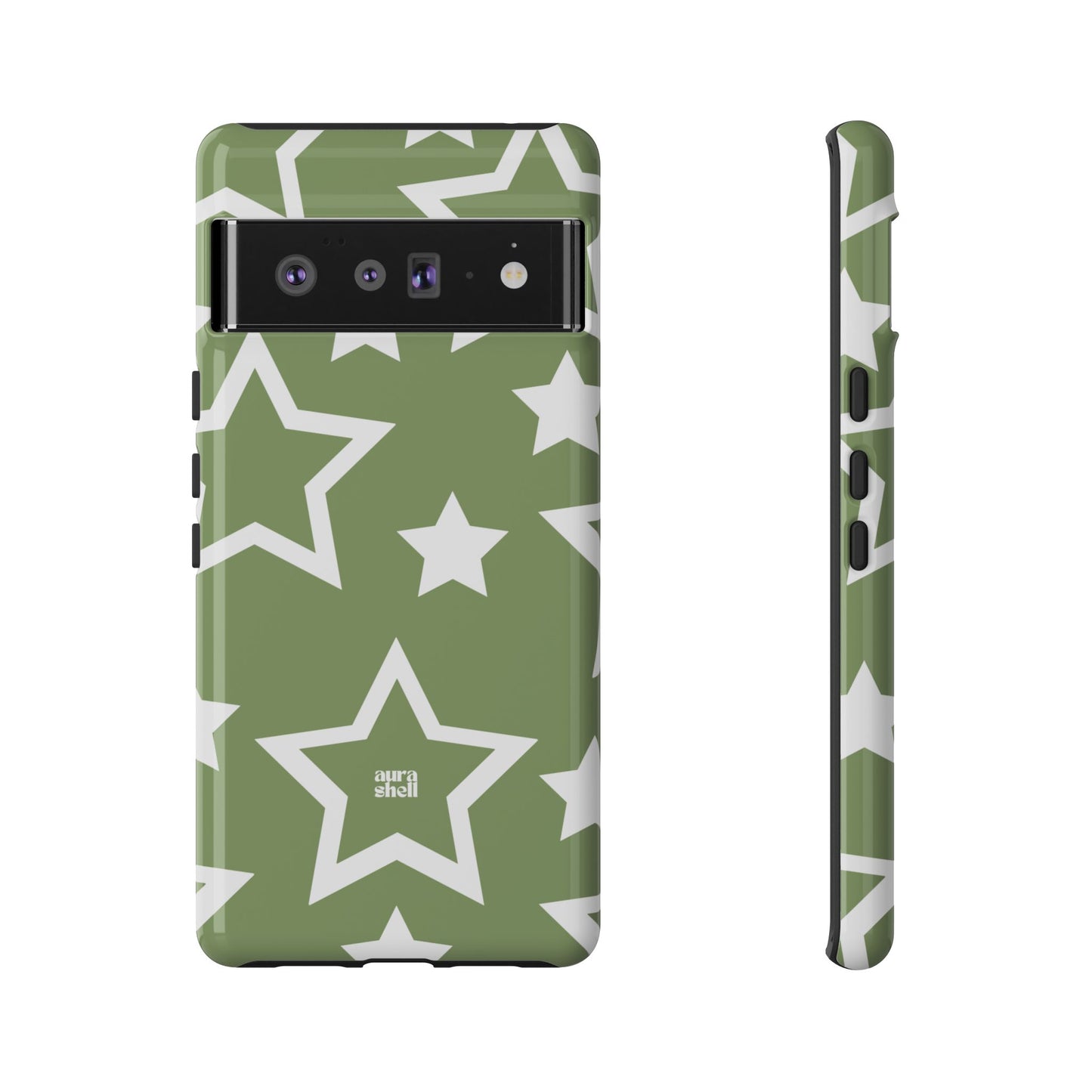 Stars in Matcha Google Pixel Case