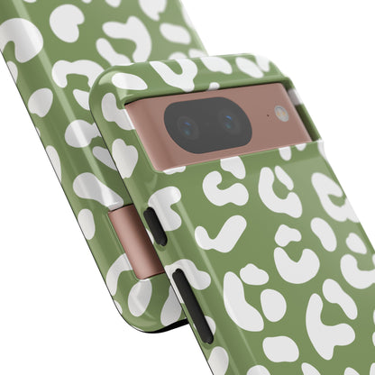 Cheetah Girl in Matcha Google Pixel Case