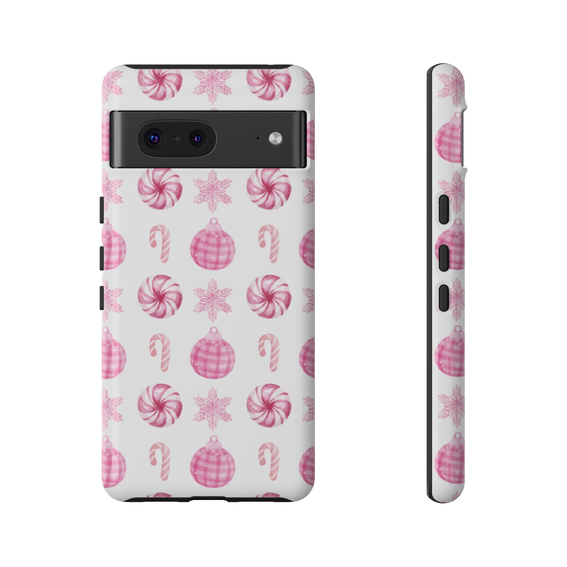 Pink Christmas Google Pixel Case - Aura Shell