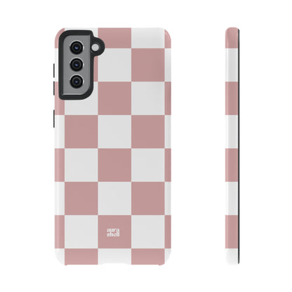 Checkers in Blush Samsung Galaxy Case