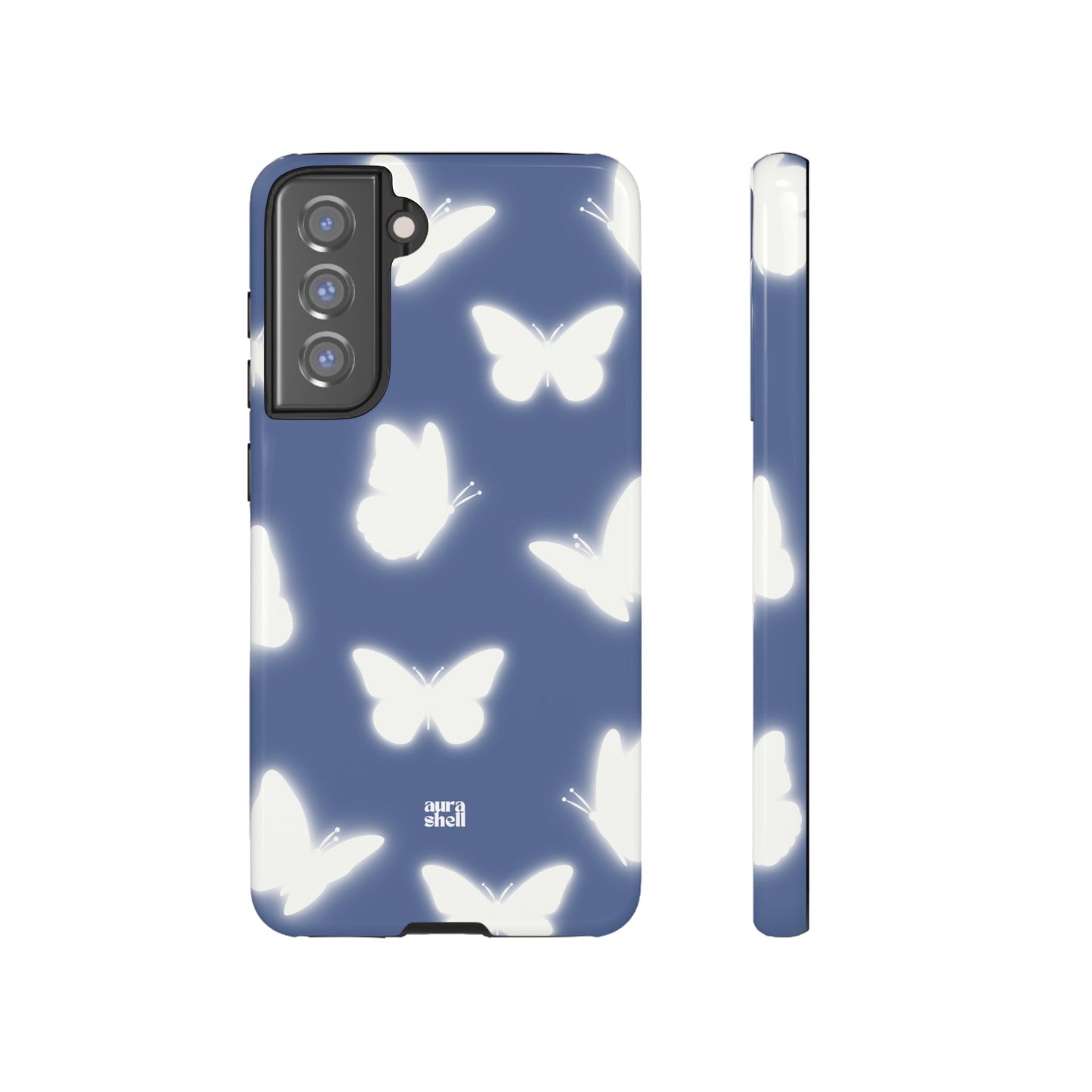 Butterflies in Denim Samsung Galaxy Case