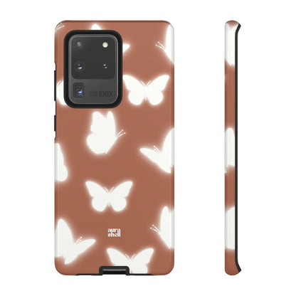 Butterflies in Terracotta Samsung Galaxy Case