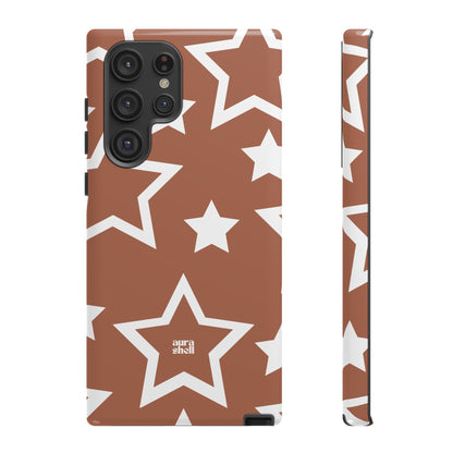 Stars in Terracotta Samsung Galaxy Case