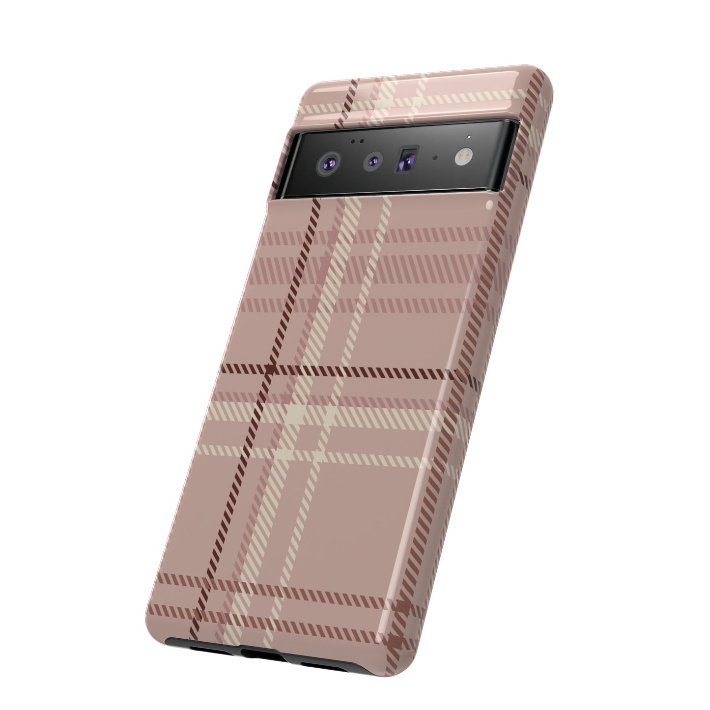 Plaid in Vanilla Iced Latte Google Pixel Case