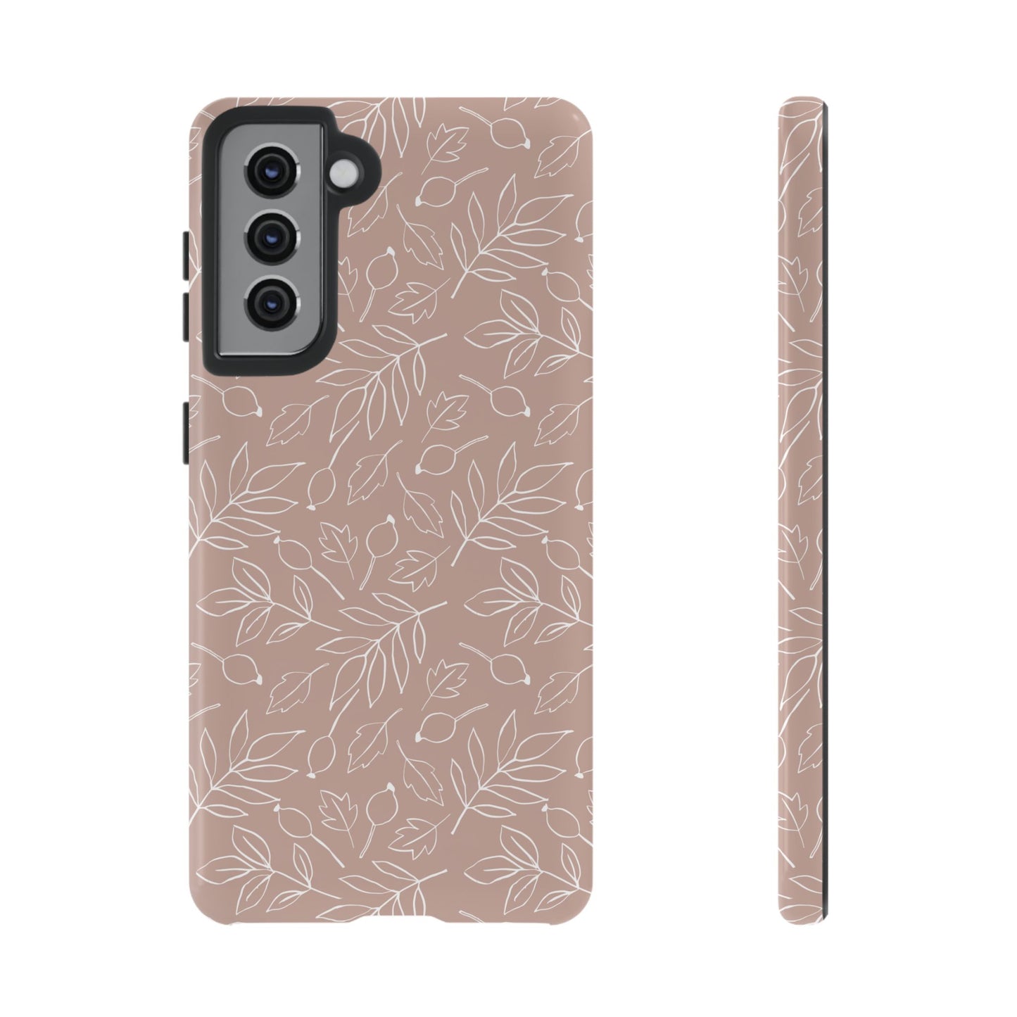 Falling Leaves in Vanilla Iced Latte Samsung Galaxy Case