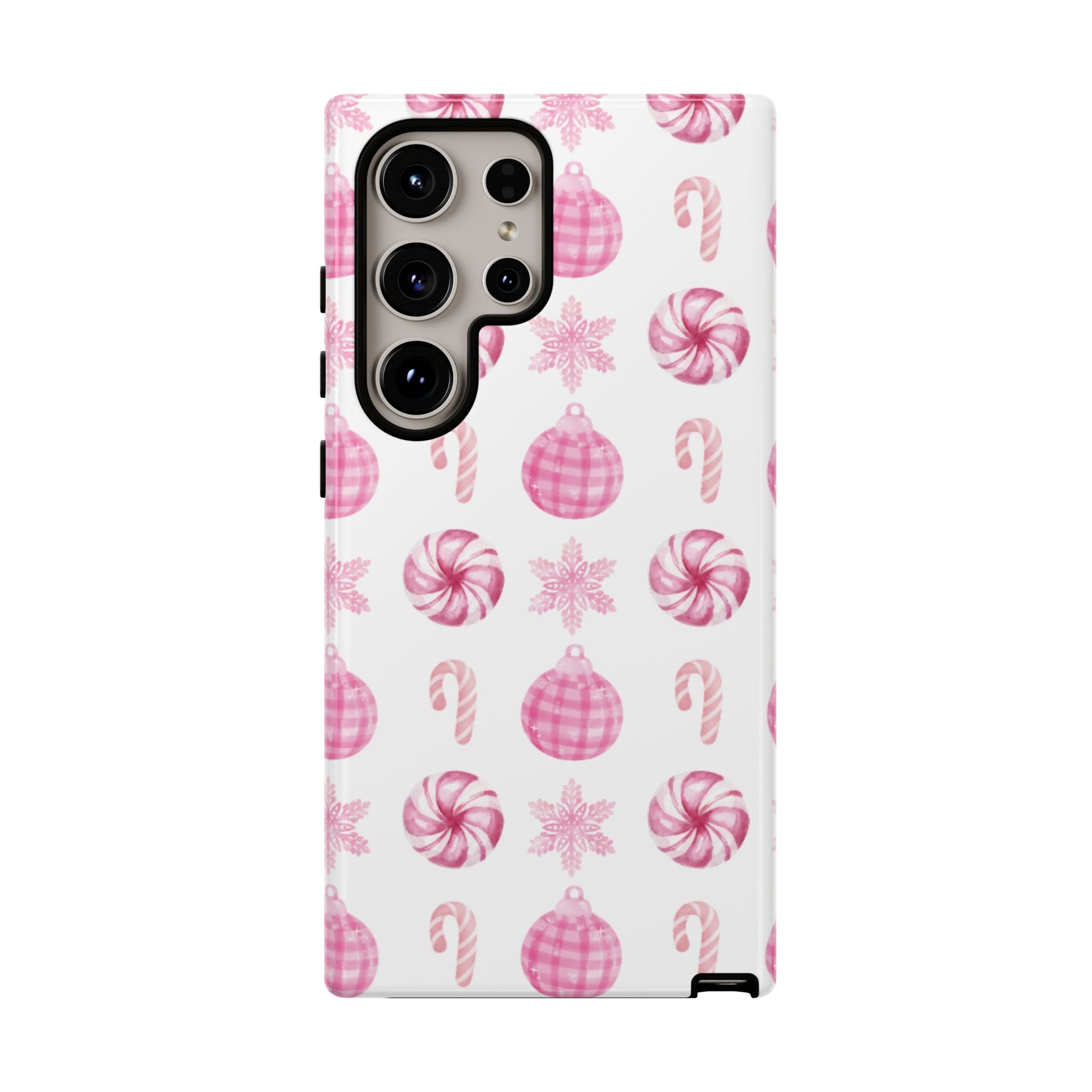 Pink Christmas Samsung Galaxy Phone Case - Aura Shell