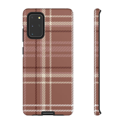 Plaid in Hazelnut Mocha Samsung Galaxy Case