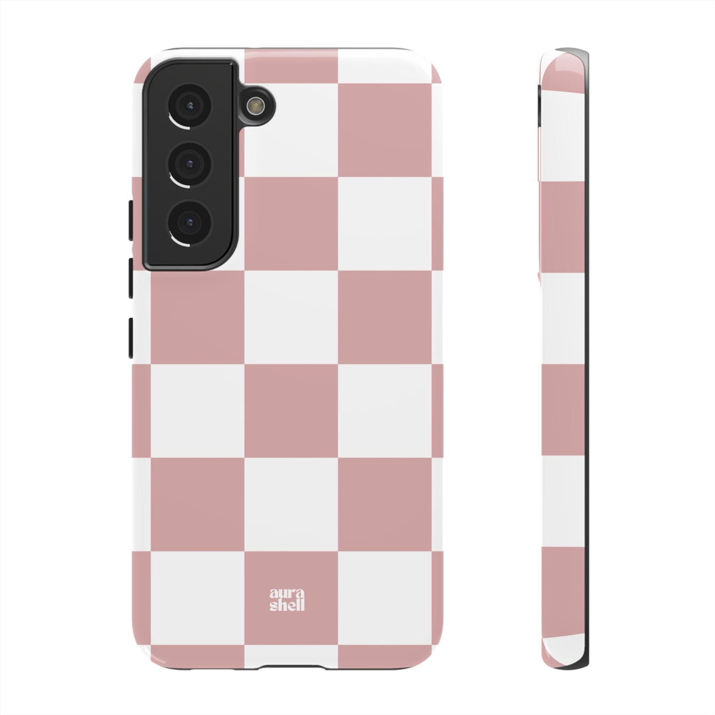 Checkers in Blush Samsung Galaxy Case