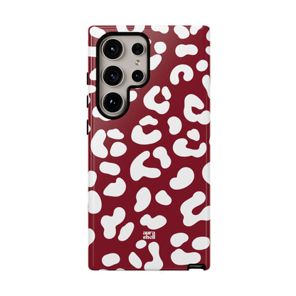 Cheetah Girl in Red Wine Samsung Galaxy Case