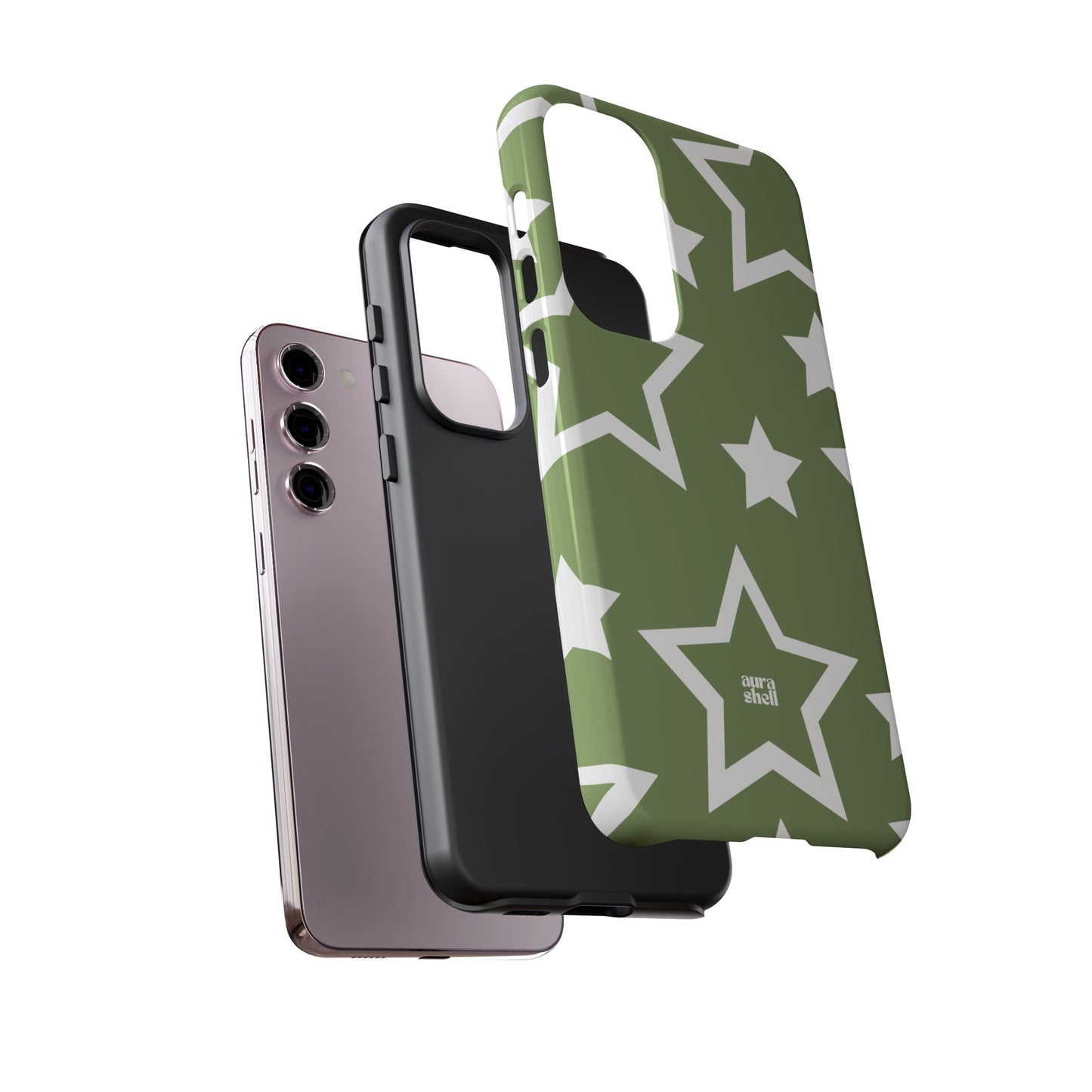 Stars in Matcha Samsung Galaxy Case