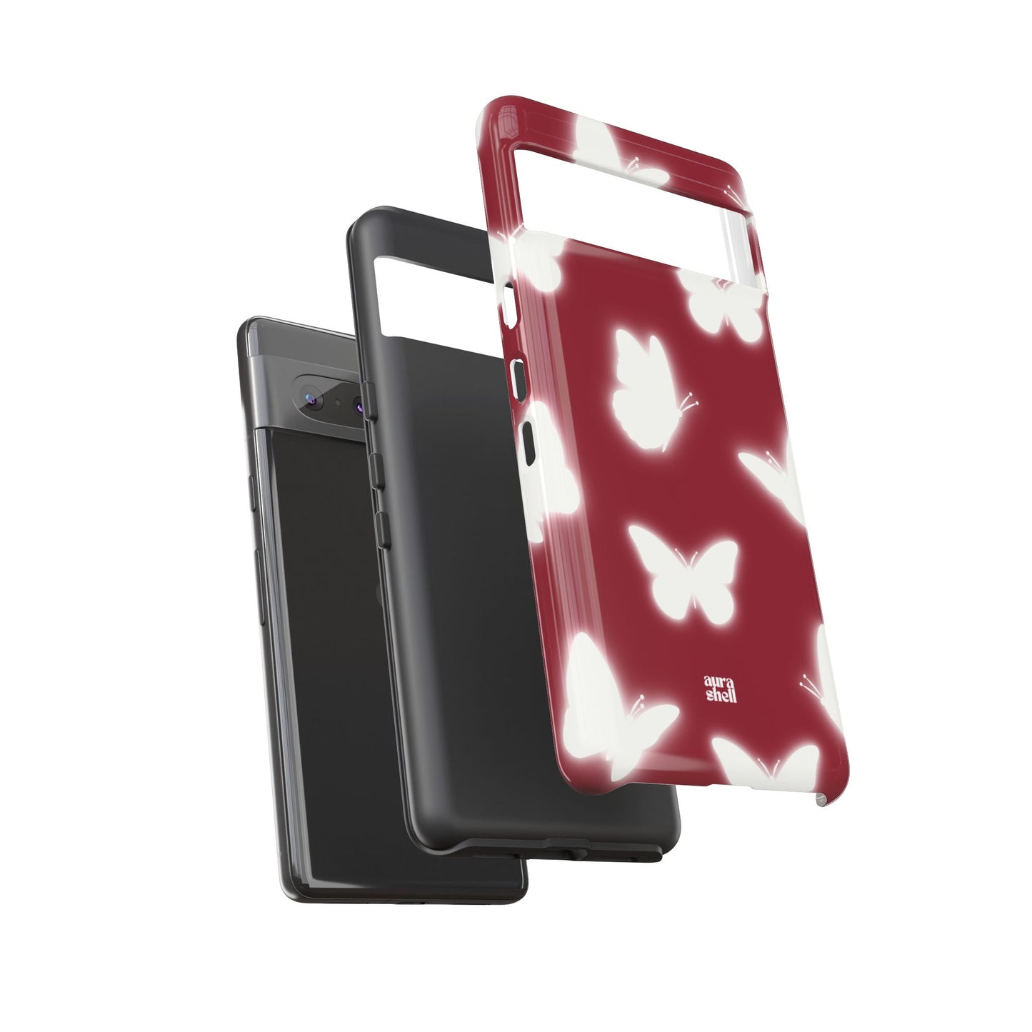 Butterflies in Red Wine Google Pixel Case