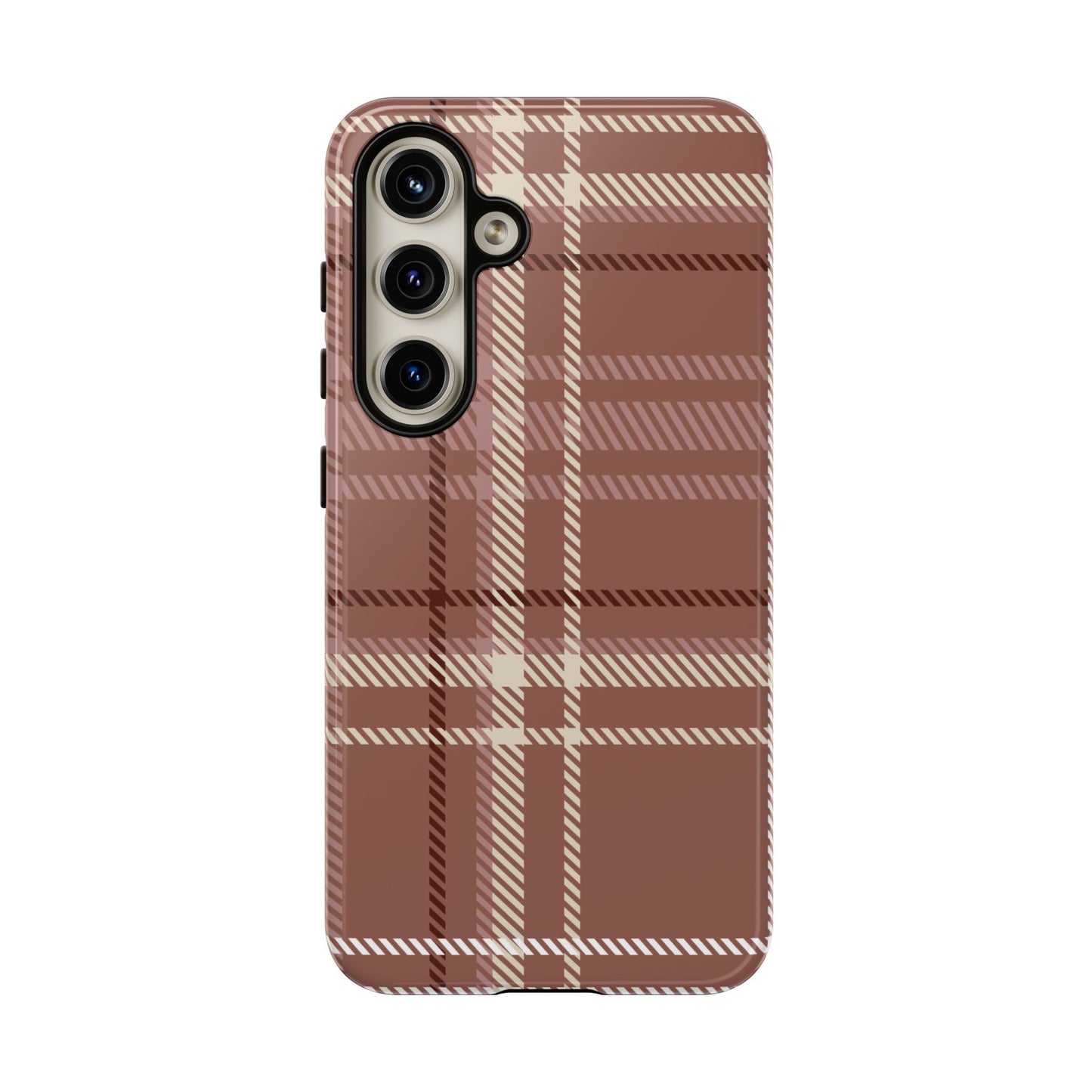 Plaid in Hazelnut Mocha Samsung Galaxy Case