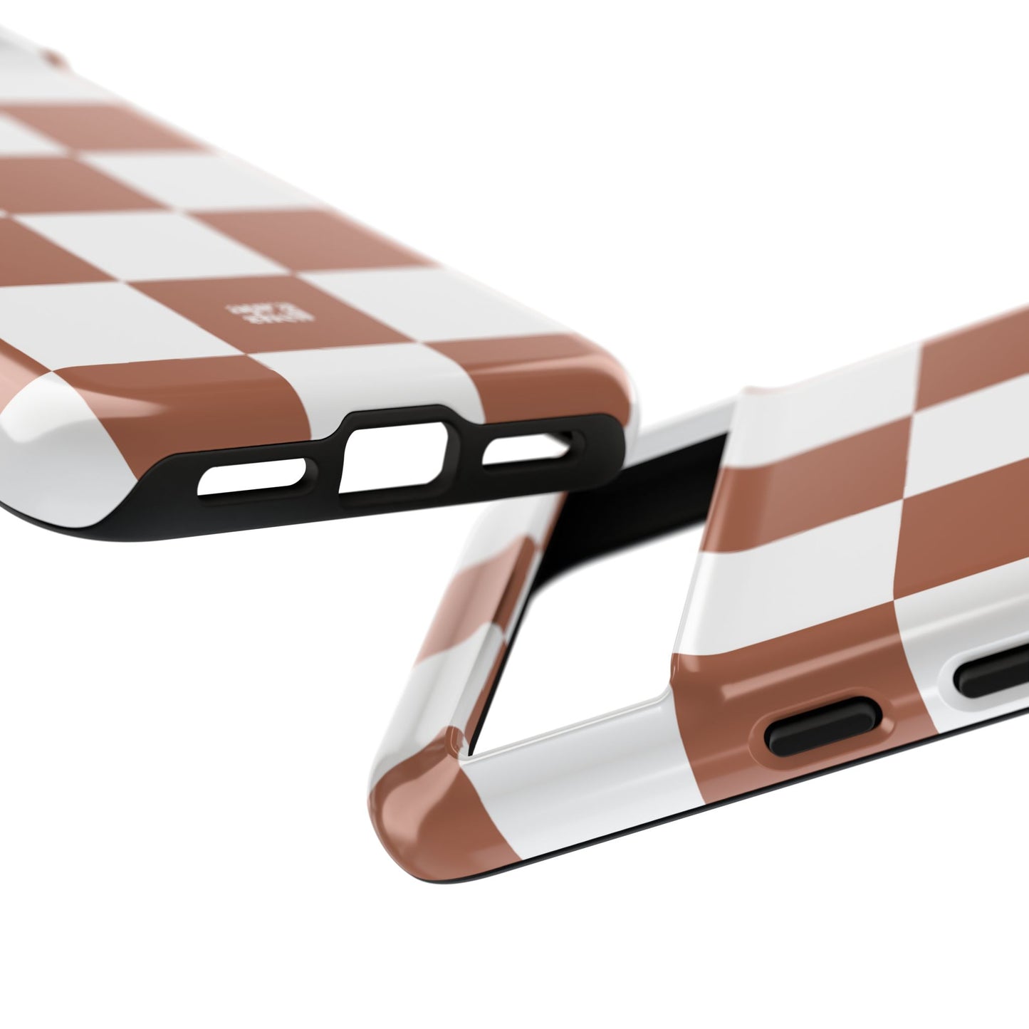 Checkers in Terracotta Google Pixel Case