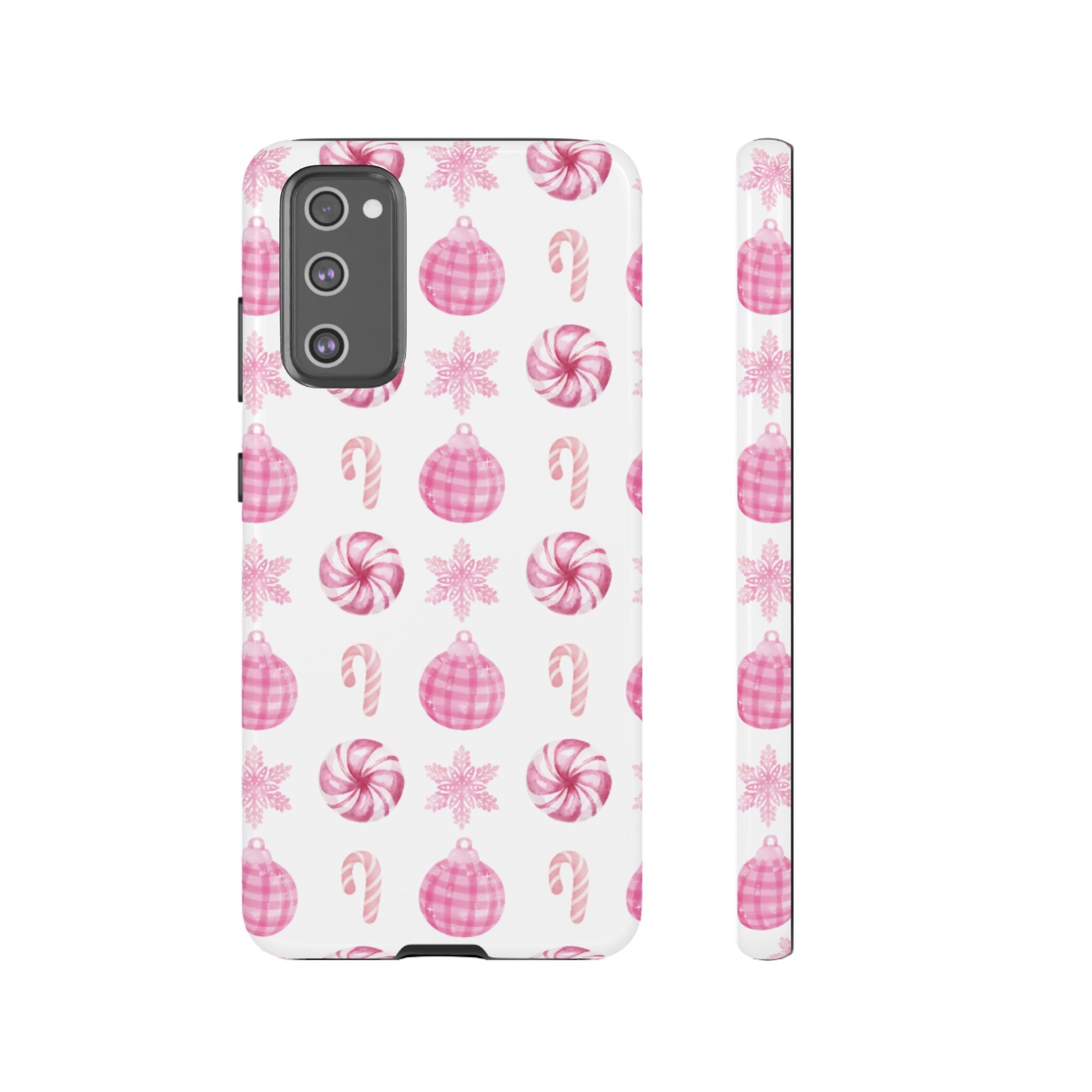 Pink Christmas Samsung Galaxy Phone Case - Aura Shell