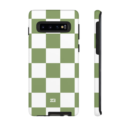 Checkers in Matcha Samsung Galaxy Case