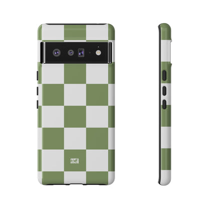 Checkers in Matcha Google Pixel Case